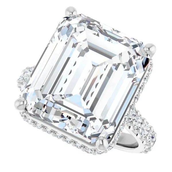 Hidden Halo-Style Engagement Ring Image 5 Natale Jewelers Sewell, NJ