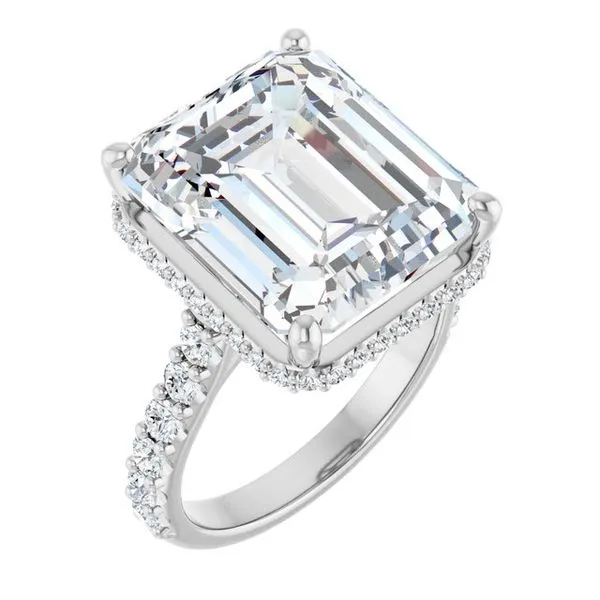 Hidden Halo-Style Engagement Ring J. Thomas Jewelers Rochester Hills, MI