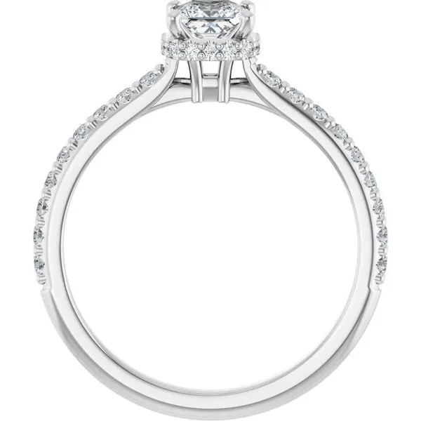 Hidden Halo-Style Engagement Ring Image 2 Jimmy Smith Jewelers Decatur, AL