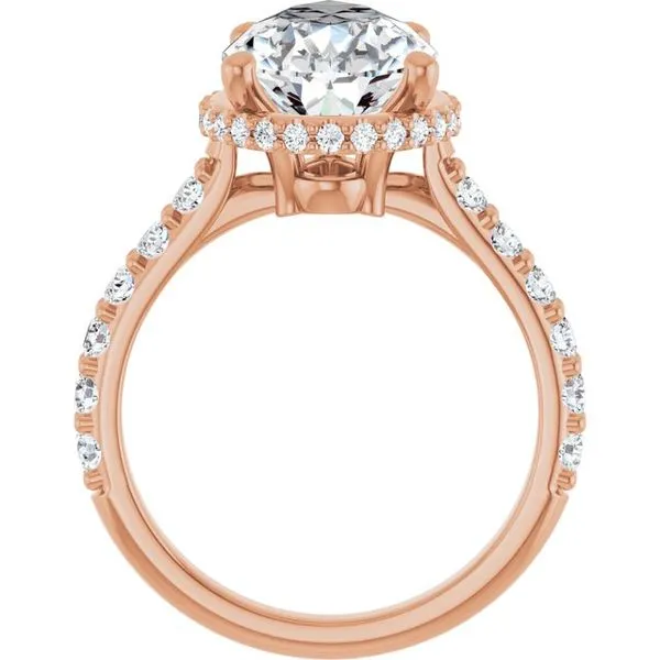 Hidden Halo-Style Engagement Ring Image 2 Futer Bros Jewelers York, PA