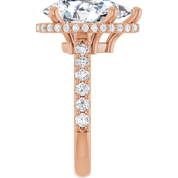 Hidden Halo-Style Engagement Ring Image 4 JF Jones Jewelers Rochester, NY