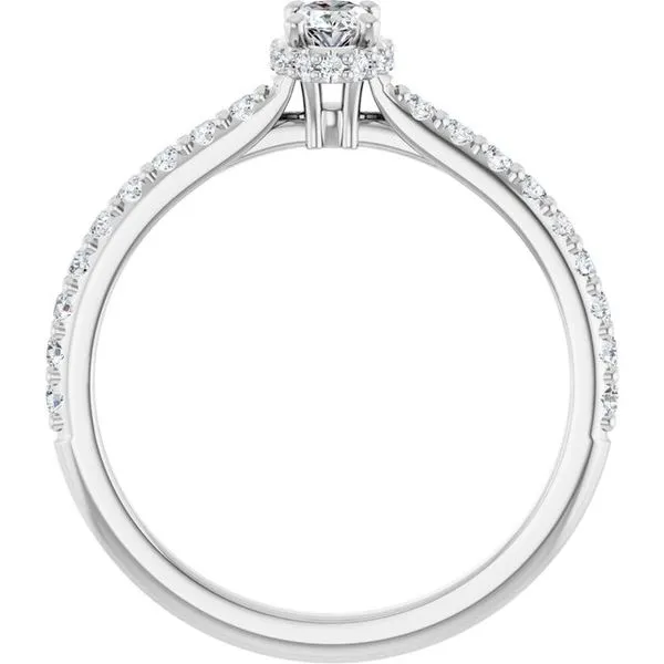 Hidden Halo-Style Engagement Ring Image 2 Mark Jewellers La Crosse, WI