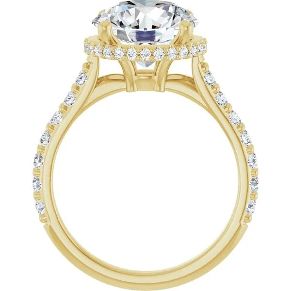 Hidden Halo-Style Engagement Ring Image 2 Ocean View Jewelers Millville, DE