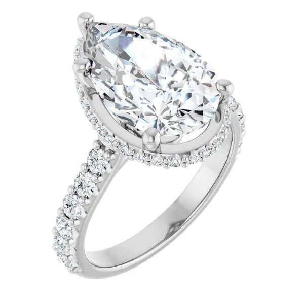Hidden Halo-Style Engagement Ring Michael Szwed Jewelers Longmeadow, MA