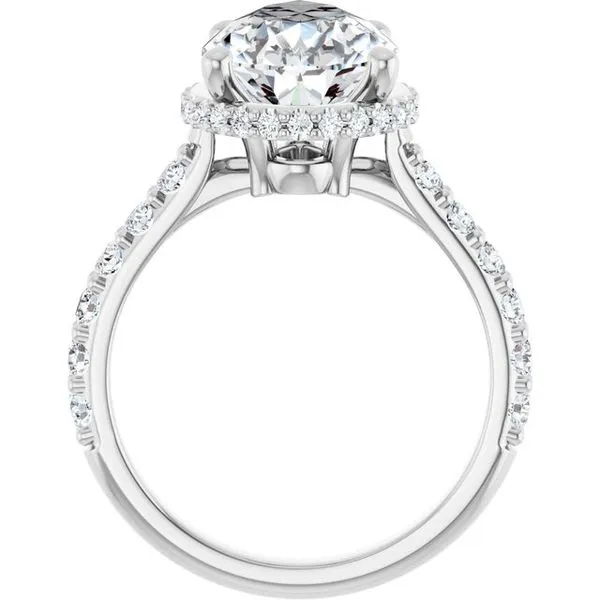 Hidden Halo-Style Engagement Ring Image 2 Shipley's Fine Jewelry Hampstead, MD
