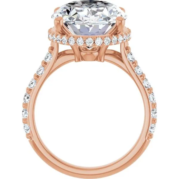Hidden Halo-Style Engagement Ring Image 2 Clater Jewelers Louisville, KY