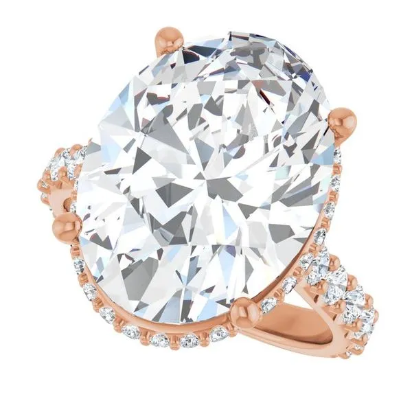 Hidden Halo-Style Engagement Ring Image 5 JF Jones Jewelers Rochester, NY