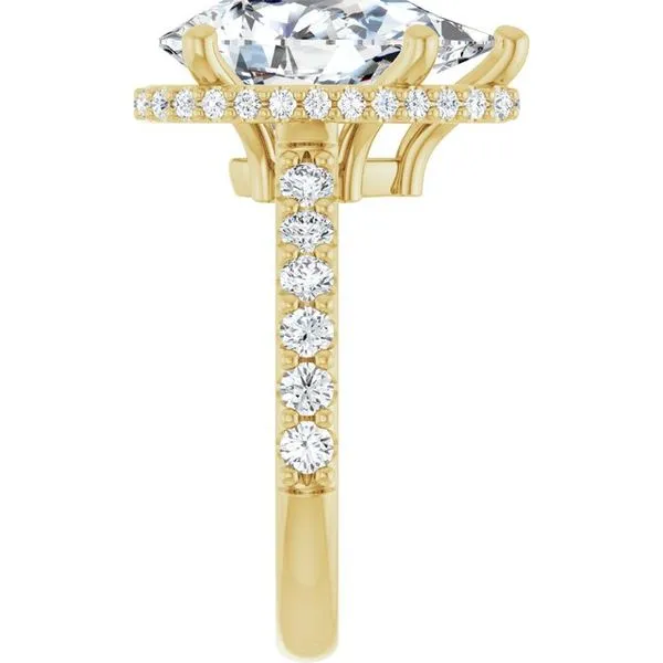 Hidden Halo-Style Engagement Ring Image 4 J. Thomas Jewelers Rochester Hills, MI