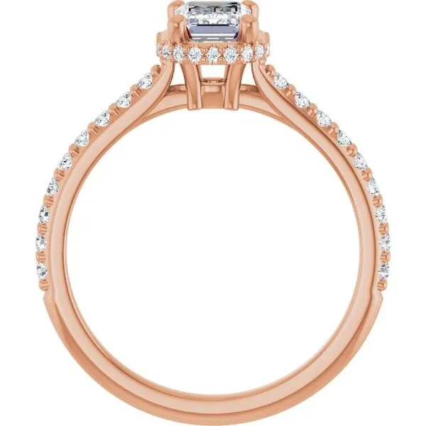 Hidden Halo-Style Engagement Ring Image 2 Ocean View Jewelers Millville, DE