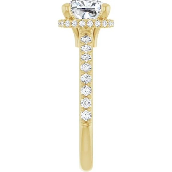 Hidden Halo-Style Engagement Ring Image 4 Banks Jewelers Burnsville, NC