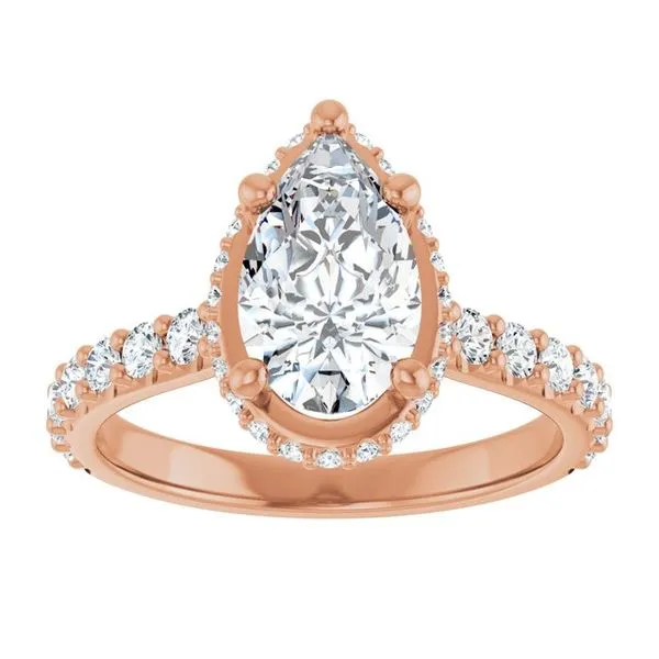 Hidden Halo-Style Engagement Ring Image 3 J. Thomas Jewelers Rochester Hills, MI