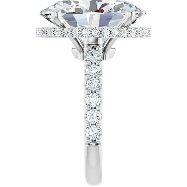Hidden Halo-Style Engagement Ring Image 4 J. Thomas Jewelers Rochester Hills, MI