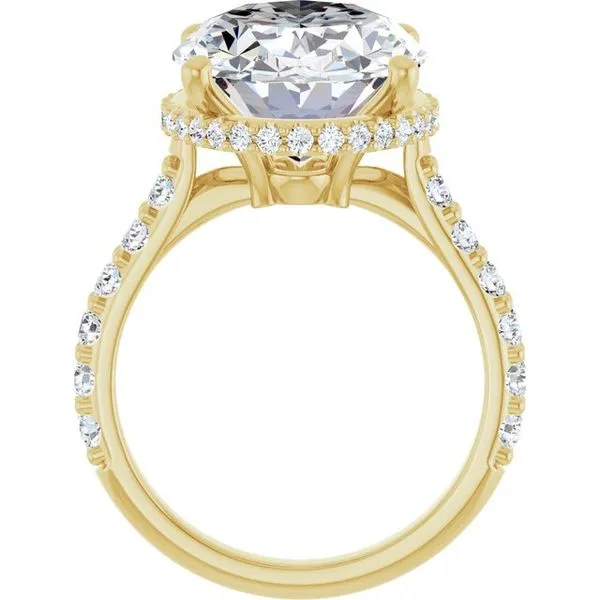 Hidden Halo-Style Engagement Ring Image 2 Austin's Fine Diamonds & Jewelry Lyndhurst, NJ