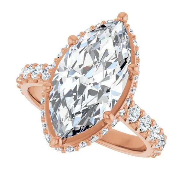 Hidden Halo-Style Engagement Ring Image 5 Arezzo Jewelers Elmwood Park, IL