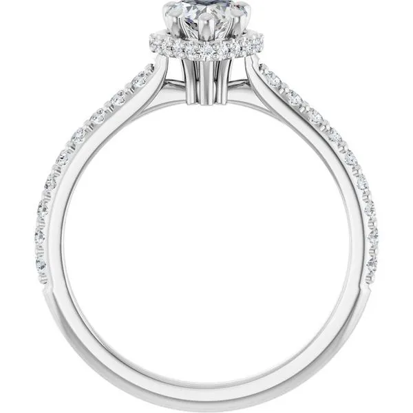 Hidden Halo-Style Engagement Ring Image 2 J. Thomas Jewelers Rochester Hills, MI