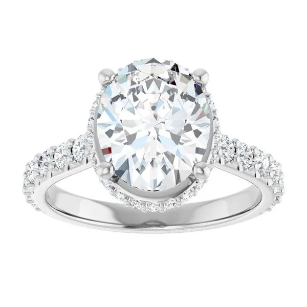Hidden Halo-Style Engagement Ring Image 3 Mark Jewellers La Crosse, WI