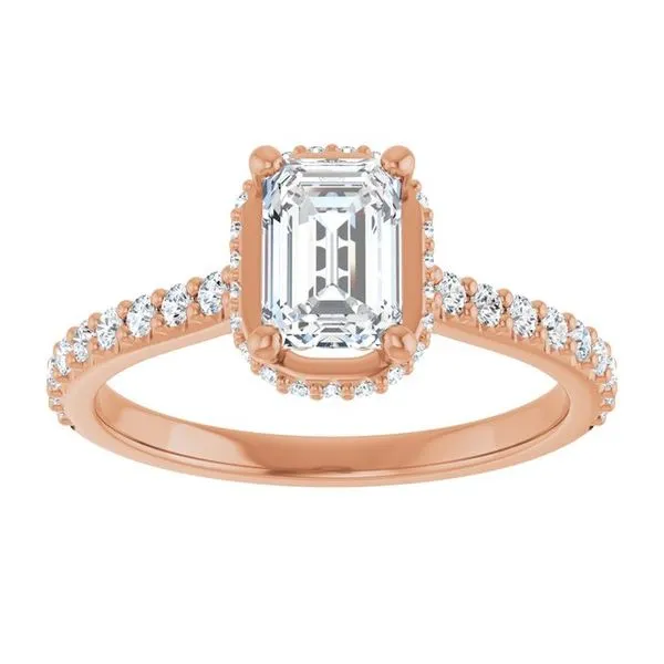 Hidden Halo-Style Engagement Ring Image 3 Ocean View Jewelers Millville, DE