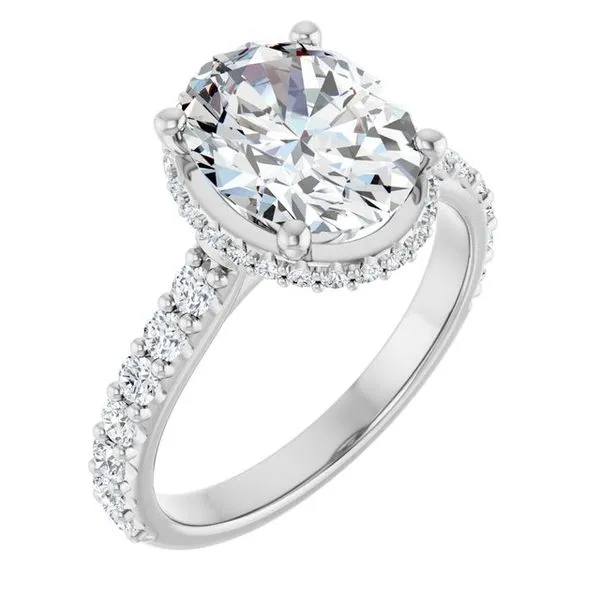Hidden Halo-Style Engagement Ring J. Thomas Jewelers Rochester Hills, MI