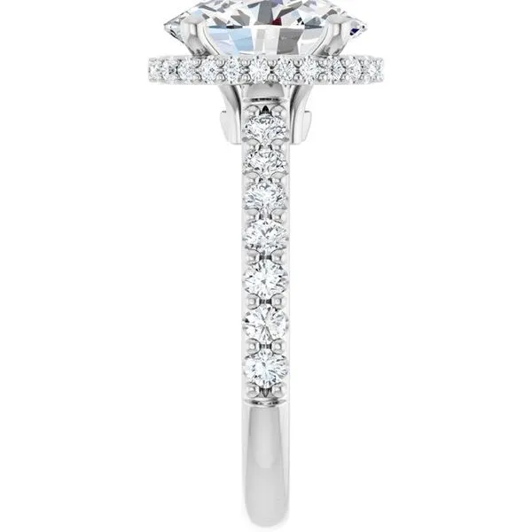 Hidden Halo-Style Engagement Ring Image 4 Futer Bros Jewelers York, PA