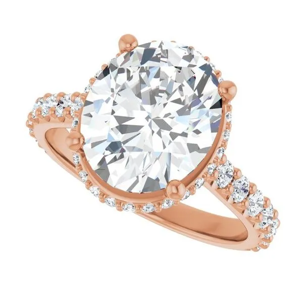 Hidden Halo-Style Engagement Ring Image 5 J. Thomas Jewelers Rochester Hills, MI