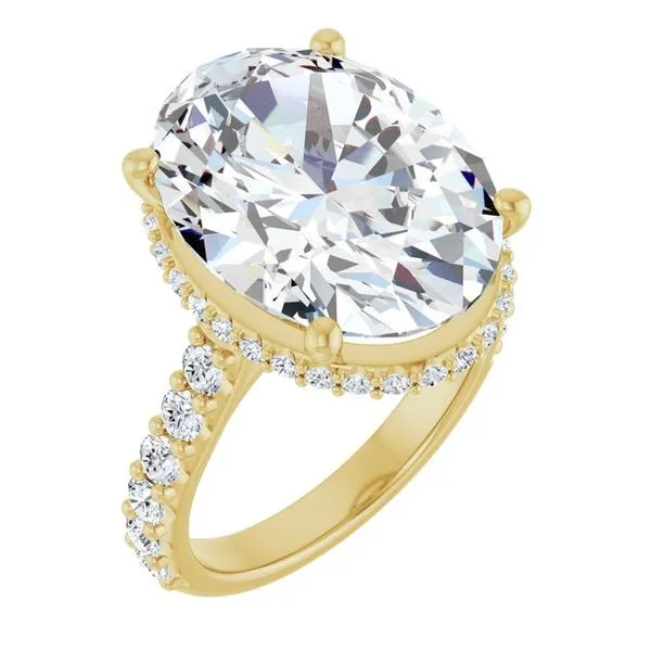 Hidden Halo-Style Engagement Ring Raleigh Diamond Fine Jewelry Raleigh, NC