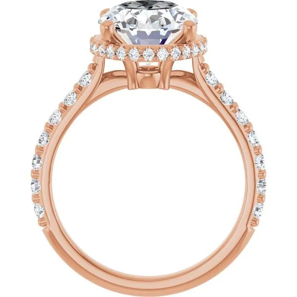 Hidden Halo-Style Engagement Ring Image 2 Raleigh Diamond Fine Jewelry Raleigh, NC