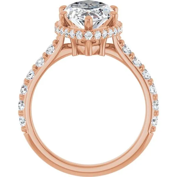 Hidden Halo-Style Engagement Ring Image 2 Arezzo Jewelers Elmwood Park, IL