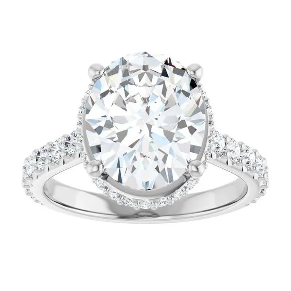 Hidden Halo-Style Engagement Ring Image 3 Mark Jewellers La Crosse, WI