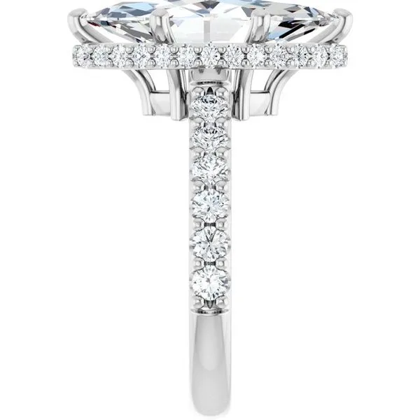 Hidden Halo-Style Engagement Ring Image 4 Futer Bros Jewelers York, PA
