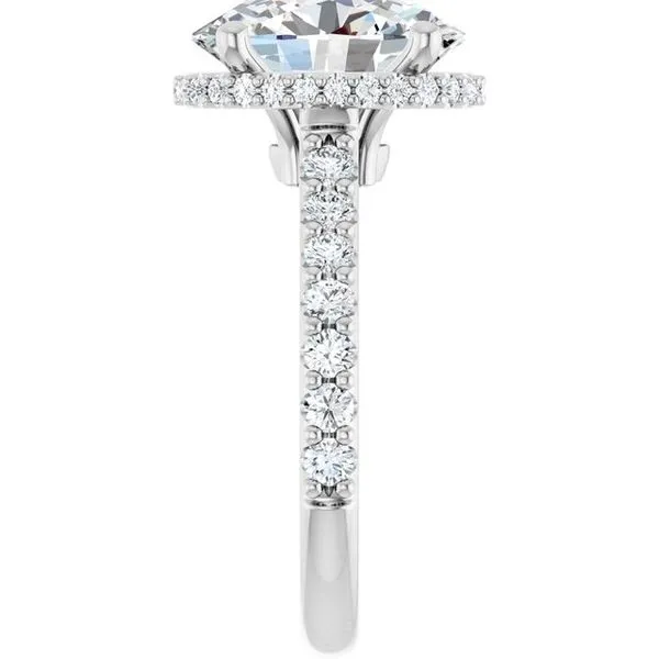 Hidden Halo-Style Engagement Ring Image 4 Don's Jewelry & Design Washington, IA