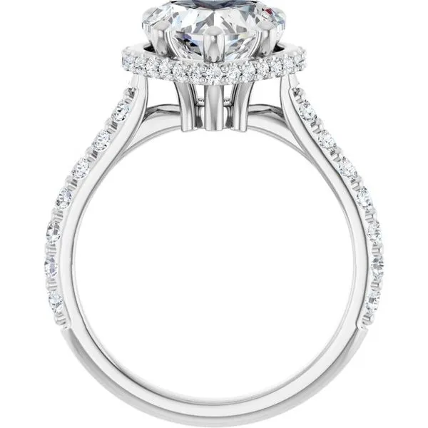 Hidden Halo-Style Engagement Ring Image 2 Jimmy Smith Jewelers Decatur, AL