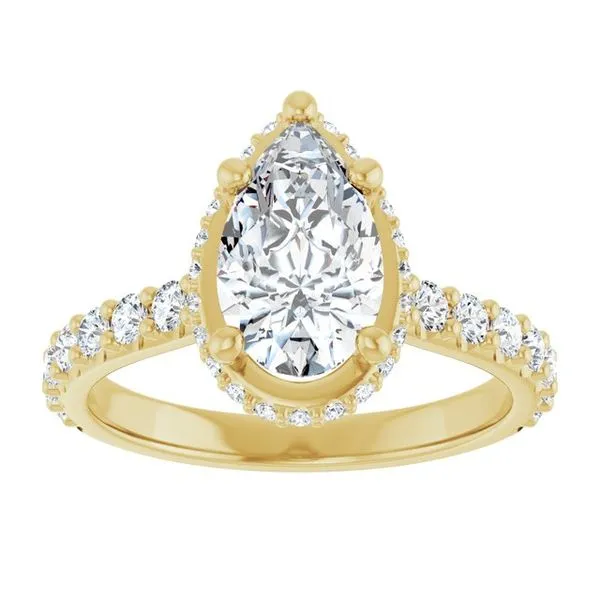 Hidden Halo-Style Engagement Ring Image 3 Morin Jewelers Southbridge, MA