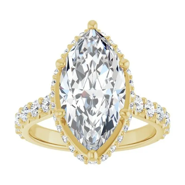 Hidden Halo-Style Engagement Ring Image 3 Shipley's Fine Jewelry Hampstead, MD