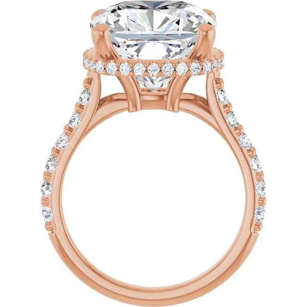 Hidden Halo-Style Engagement Ring Image 2 Shipley's Fine Jewelry Hampstead, MD