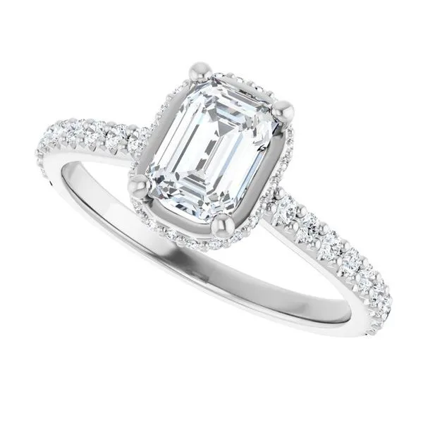 Hidden Halo-Style Engagement Ring Image 5 Paul James Jewelers Angels Camp, CA