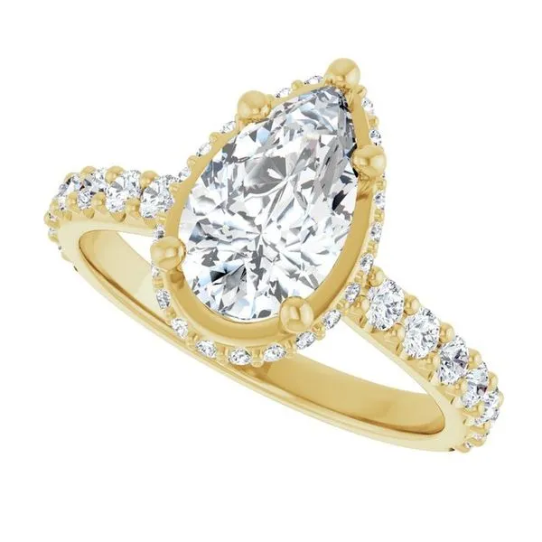 Hidden Halo-Style Engagement Ring Image 5 Austin's Fine Diamonds & Jewelry Lyndhurst, NJ