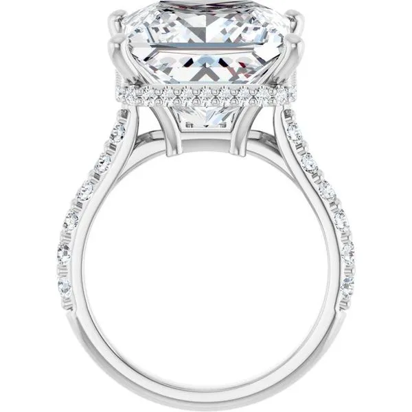 Hidden Halo-Style Engagement Ring Image 2 J. Thomas Jewelers Rochester Hills, MI