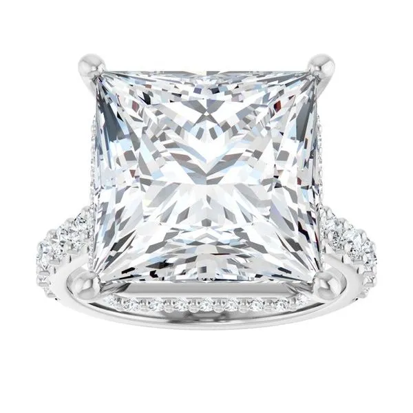 Hidden Halo-Style Engagement Ring Image 3 Mark Jewellers La Crosse, WI