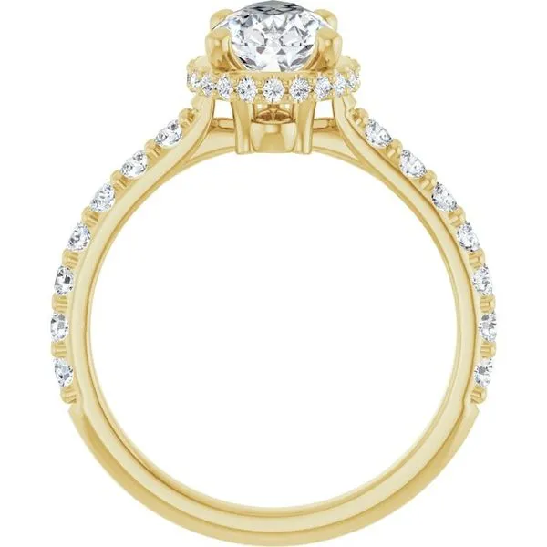 Hidden Halo-Style Engagement Ring Image 2 Ocean View Jewelers Millville, DE