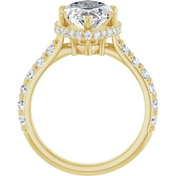 Hidden Halo-Style Engagement Ring Image 2 Shipley's Fine Jewelry Hampstead, MD