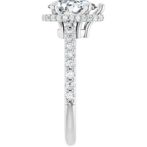 Hidden Halo-Style Engagement Ring Image 4 Natale Jewelers Sewell, NJ