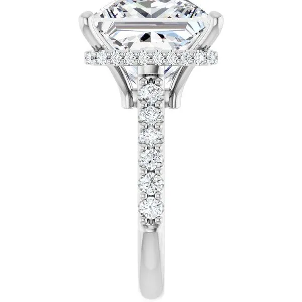 Hidden Halo-Style Engagement Ring Image 4 JF Jones Jewelers Rochester, NY