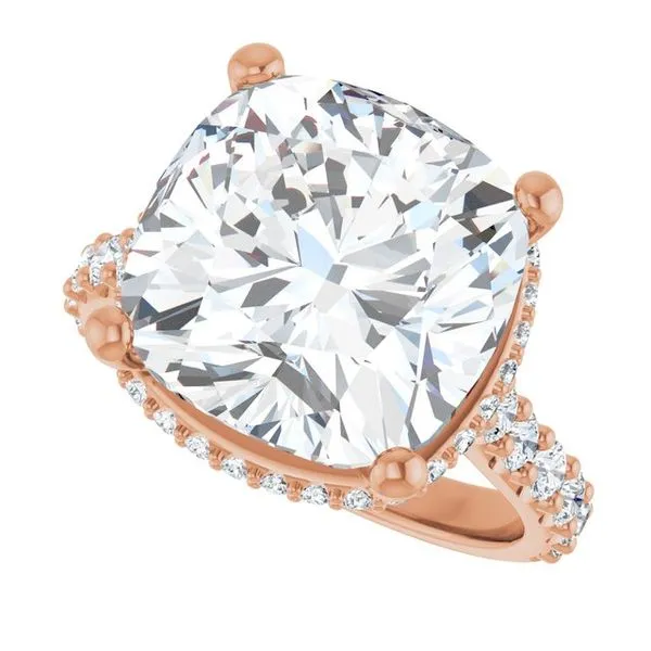 Hidden Halo-Style Engagement Ring Image 5 Austin's Fine Diamonds & Jewelry Lyndhurst, NJ