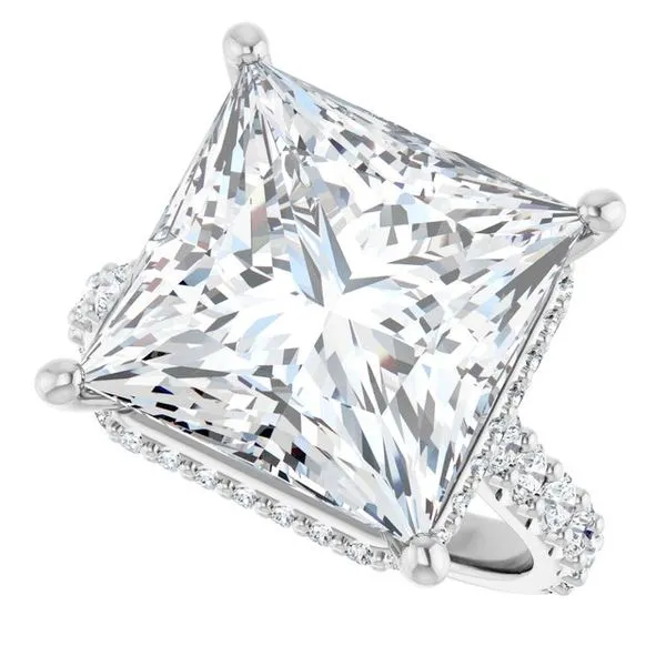 Hidden Halo-Style Engagement Ring Image 5 J. Thomas Jewelers Rochester Hills, MI