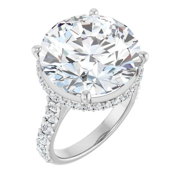 Hidden Halo-Style Engagement Ring Witt's Jewelry Wayne, NE