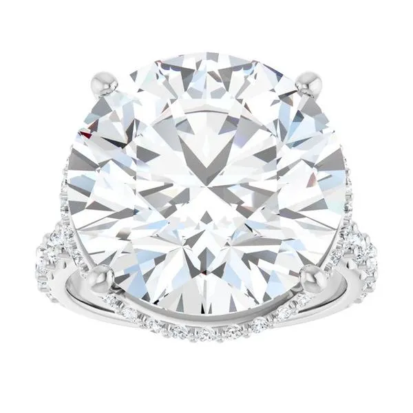 Hidden Halo-Style Engagement Ring Image 3 Natale Jewelers Sewell, NJ