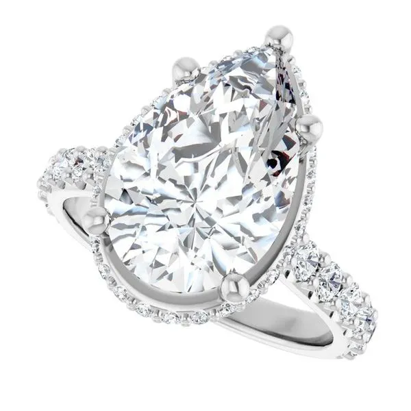 Hidden Halo-Style Engagement Ring Image 5 Shipley's Fine Jewelry Hampstead, MD