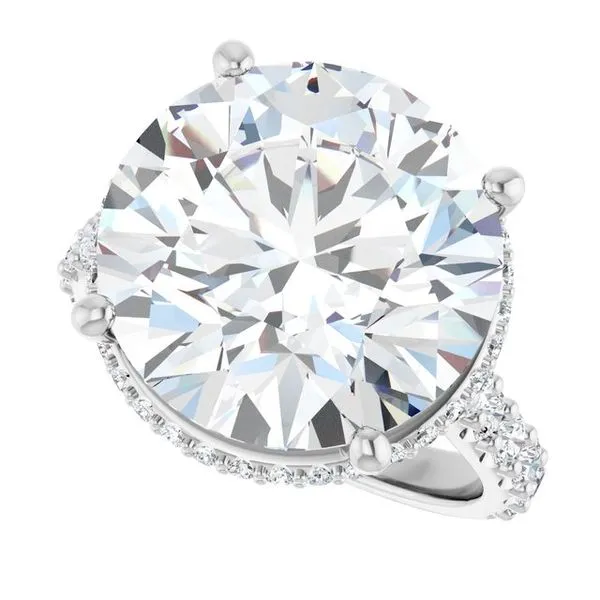 Hidden Halo-Style Engagement Ring Image 5 Mark Jewellers La Crosse, WI