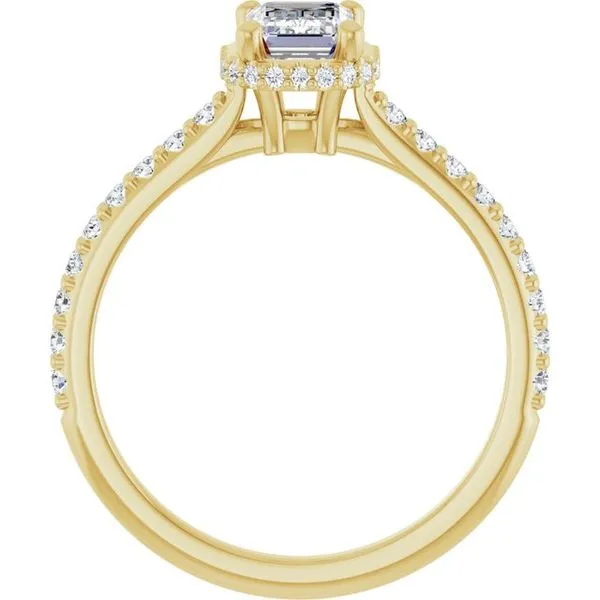 Hidden Halo-Style Engagement Ring Image 2 Shipley's Fine Jewelry Hampstead, MD