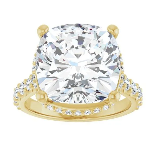 Hidden Halo-Style Engagement Ring Image 3 Futer Bros Jewelers York, PA